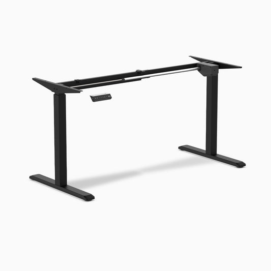 Desky - Single Sit Stand Desk Frame - Matte Black - Serious Techies