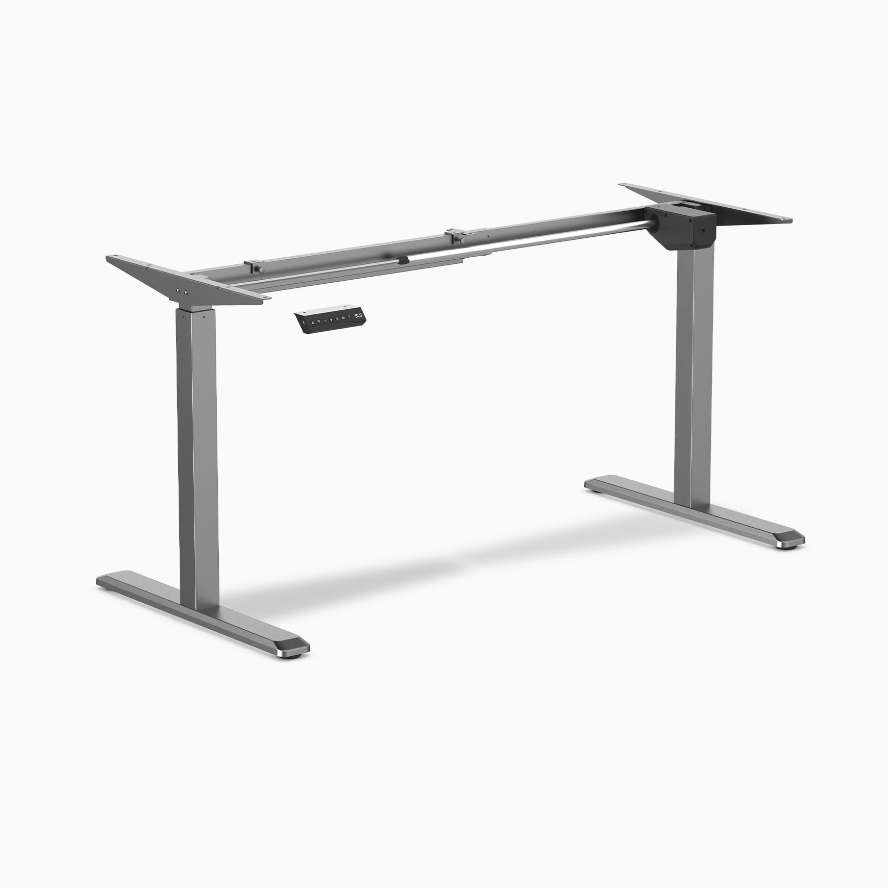 Desky - Single Sit Stand Desk Frame - Matte Black - Serious Techies