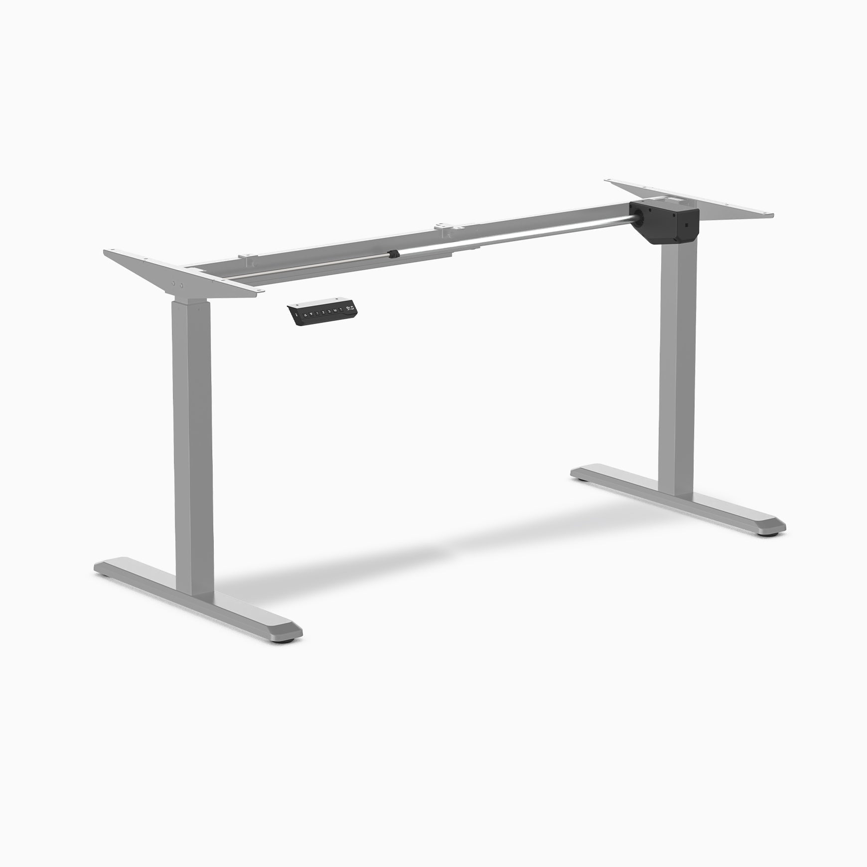 Desky - Single Sit Stand Desk Frame - Matte Black - Serious Techies