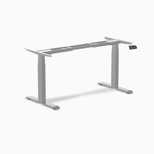 Desky - Dual Sit Stand Desk Frame - Gray - Serious Techies
