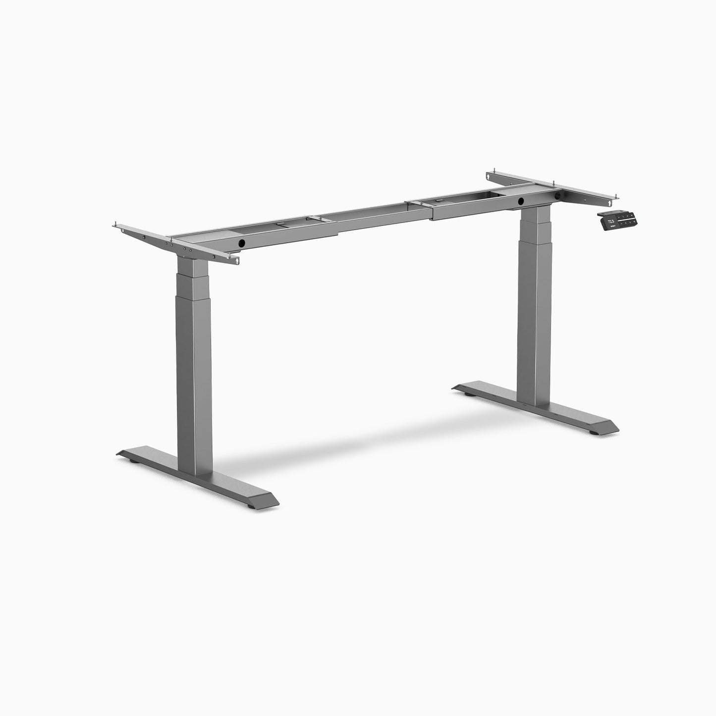 Desky - Dual Sit Stand Desk Frame - Gray - Serious Techies