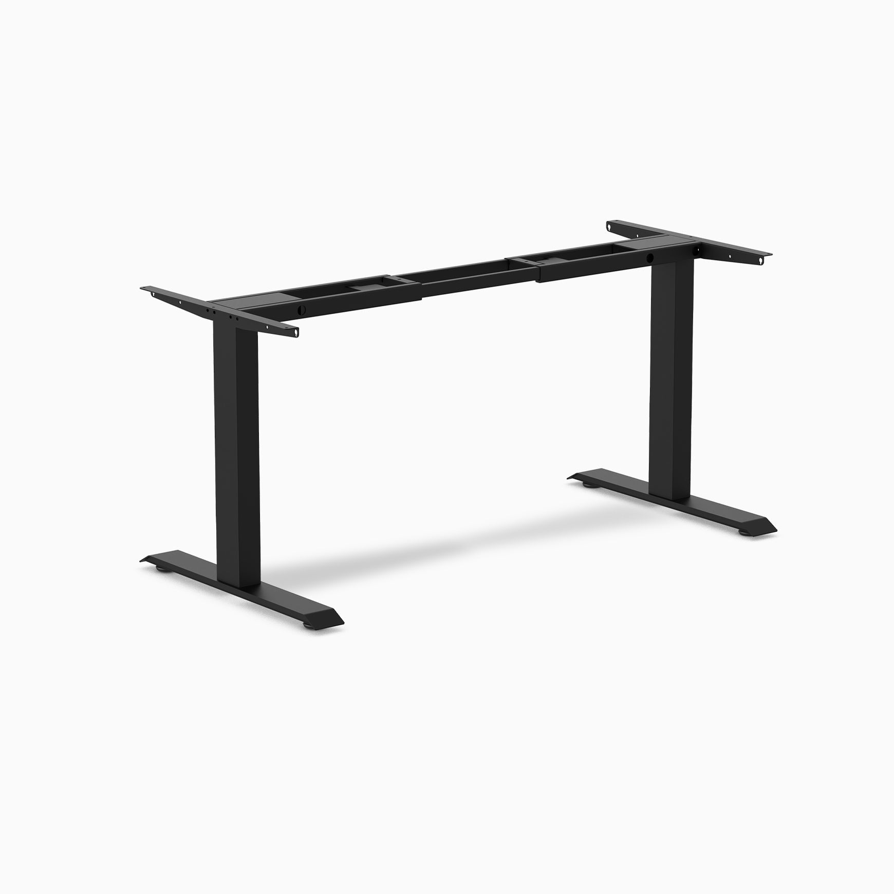 Desky - Zero Fixed Office Desk Frame - Gray - Serious Techies