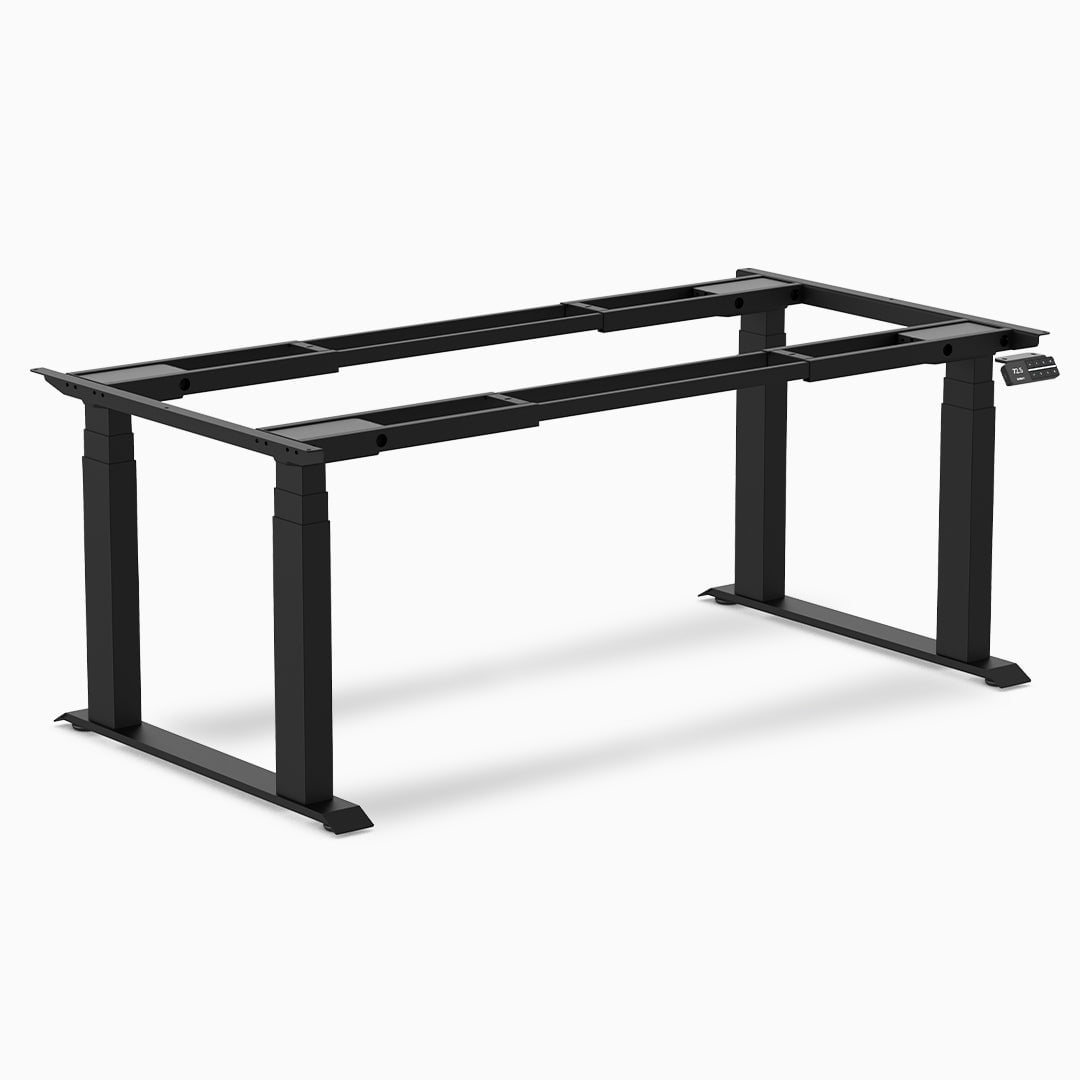 Desky - Quad Sit Stand Desk Frame - White - Serious Techies