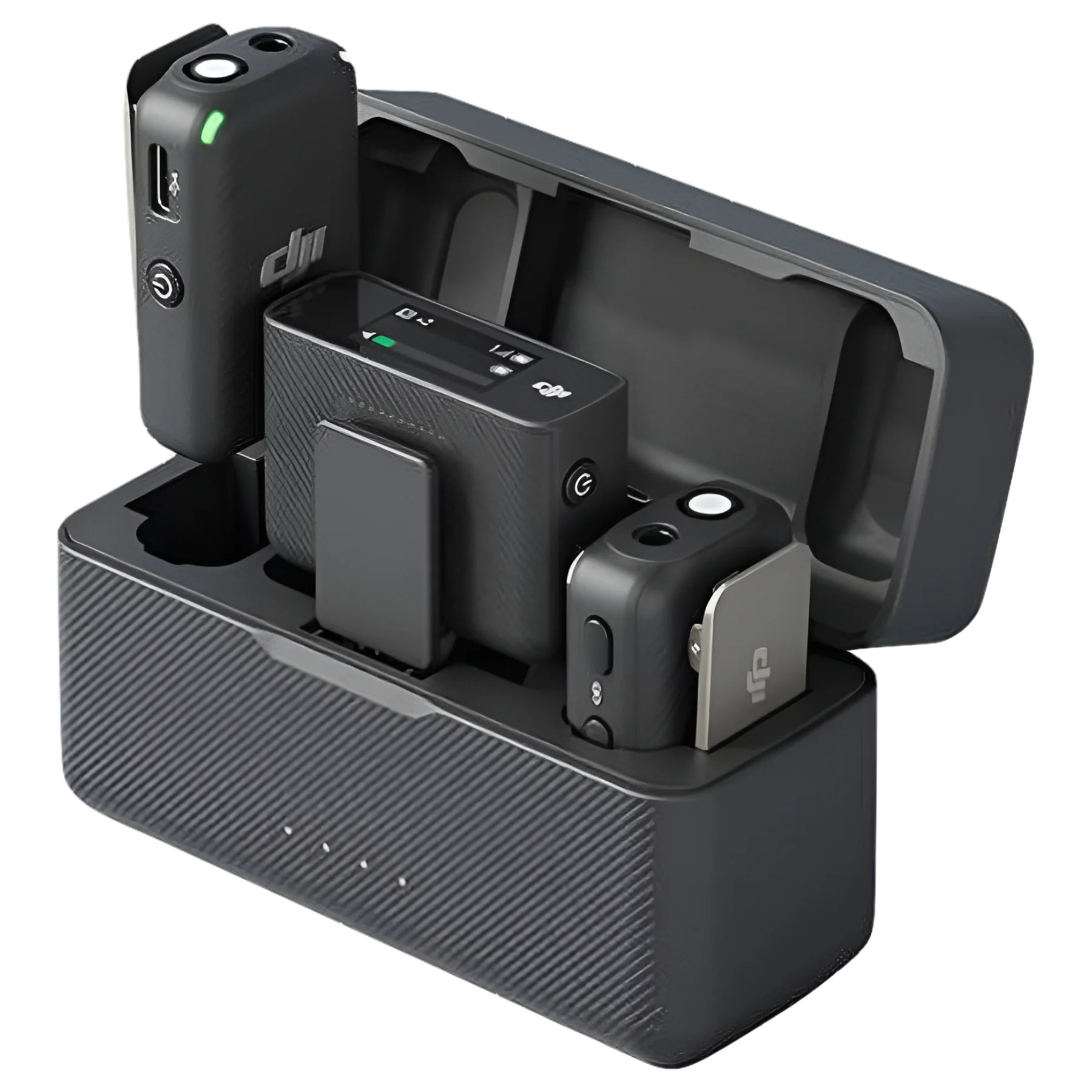 DJI - Mic 2-Person Digital Wireless Microphone System with 2X Lavalier Mics, 2.4 Ghz - Serious Techies