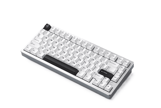 Drop - Rainy75 Mechanical Keyboard, Standard, Silver, HMX Violet Linear Switches - Serious Techies
