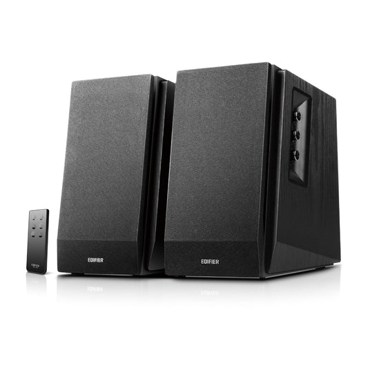 Edifier - R1700BT Bluetooth Bookshelf Speakers - Powered 2.0 Active Black Speakers - Serious Techies