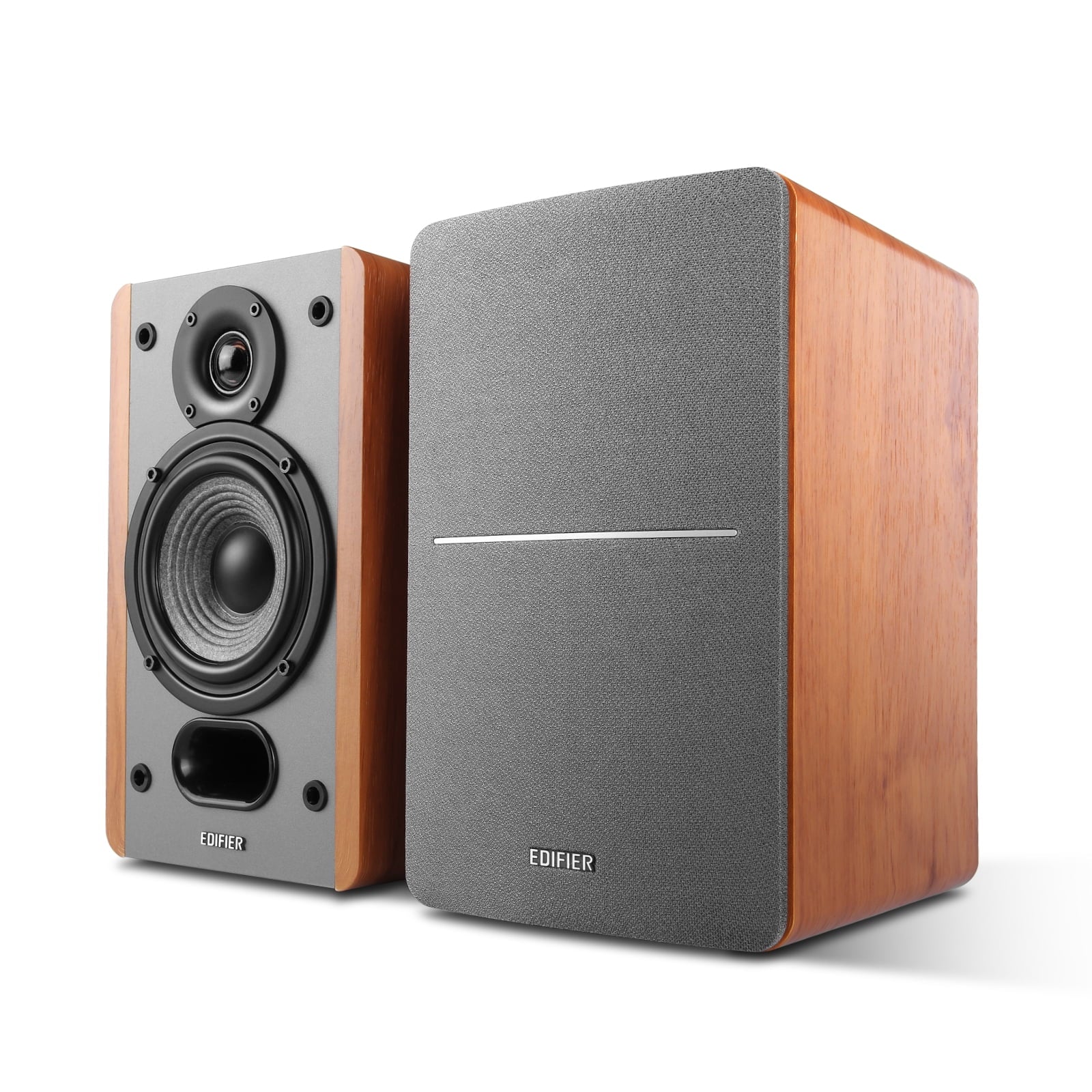 Edifier - P17 Passive Bookshelf Speakers - 2-Way Speakers with Built-In Wall-Mount Bracket - Serious Techies