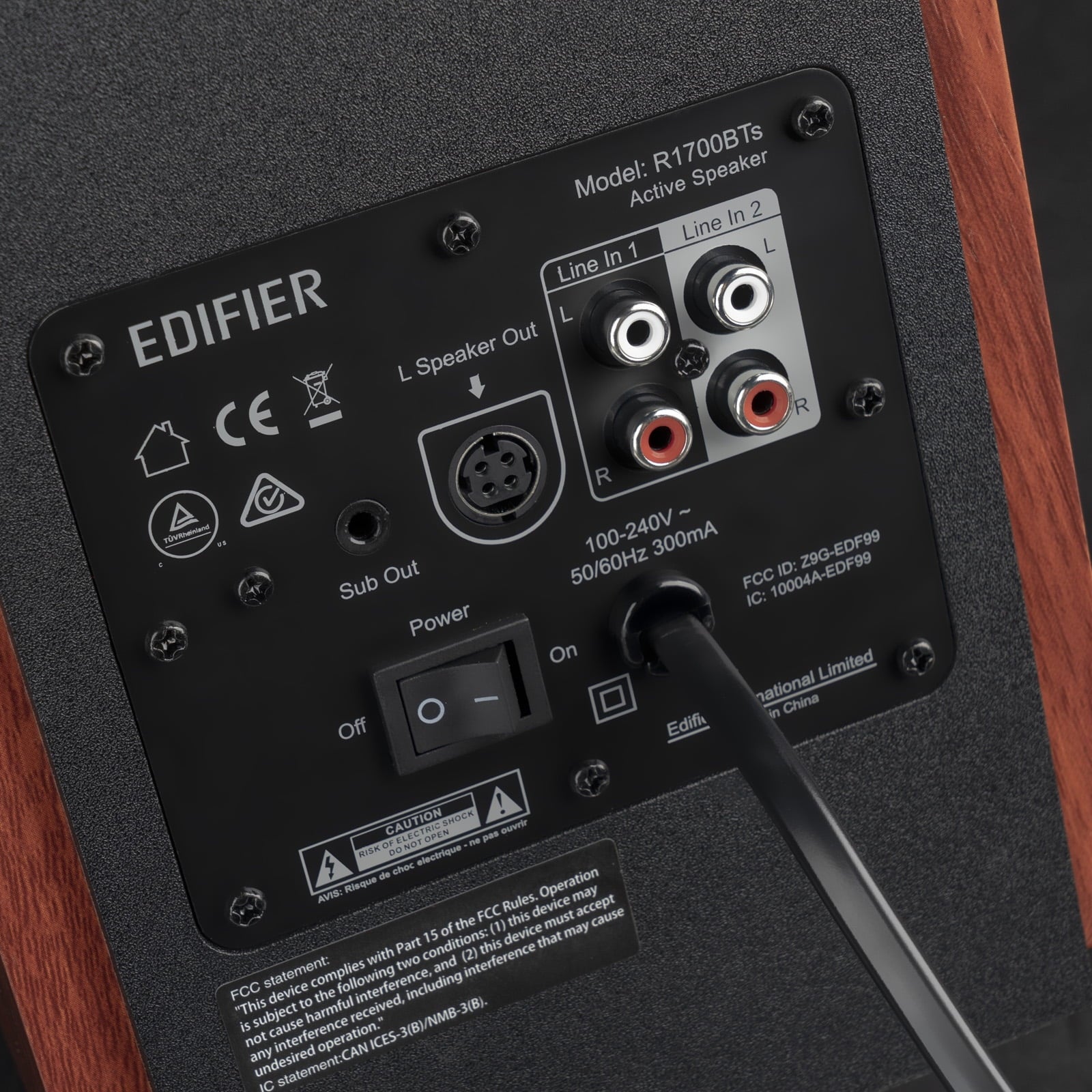 Edifier - R1700Bts Active Bookshelf Speakers - Bluetooth V5.0, 2.0 Wireless near Field Studio Monitor Speaker - 66W RMS with Subwoofer Line Out - Wooden Enclosure - Serious Techies