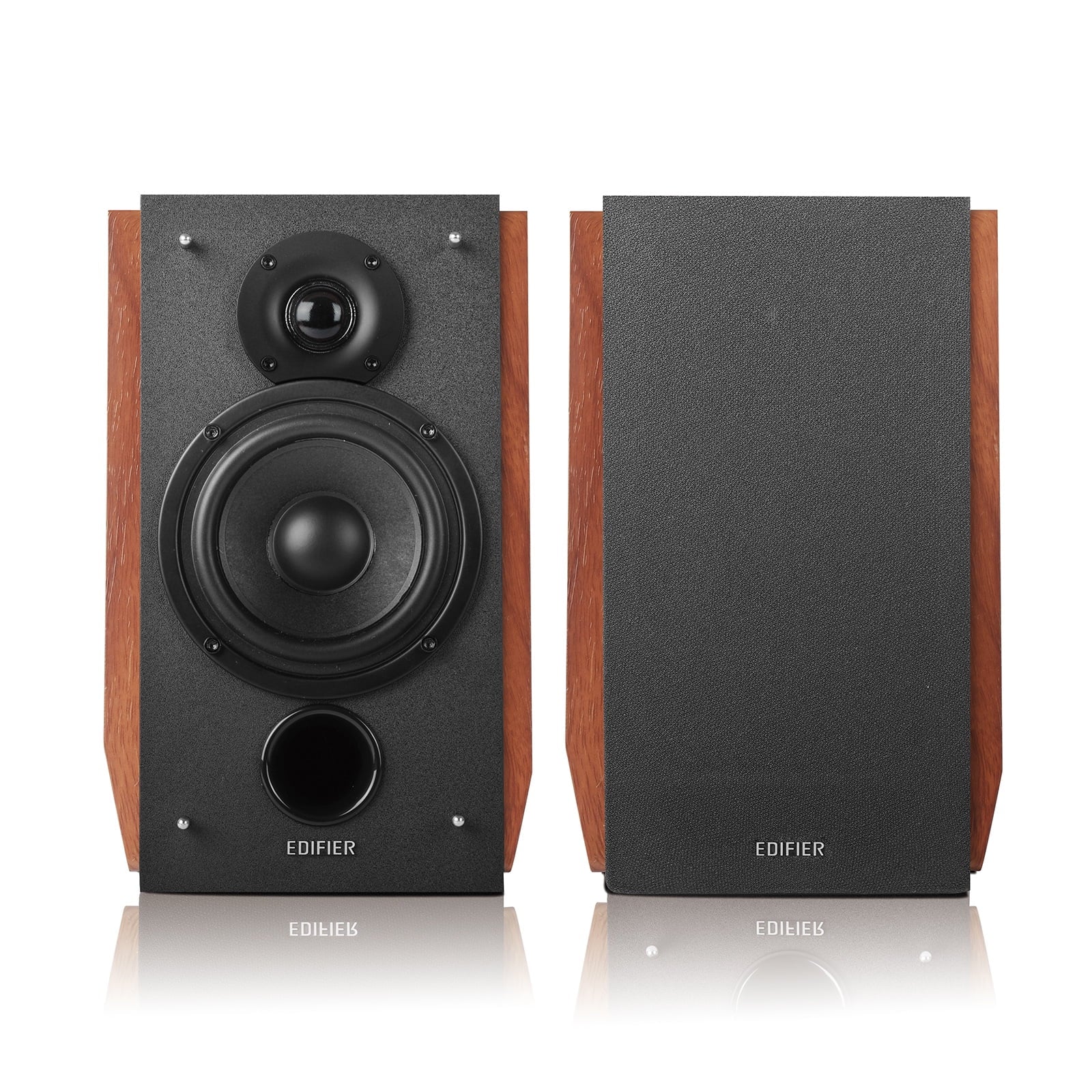 Edifier - R1700Bts Active Bookshelf Speakers - Bluetooth V5.0, 2.0 Wireless near Field Studio Monitor Speaker - 66W RMS with Subwoofer Line Out - Wooden Enclosure - Serious Techies