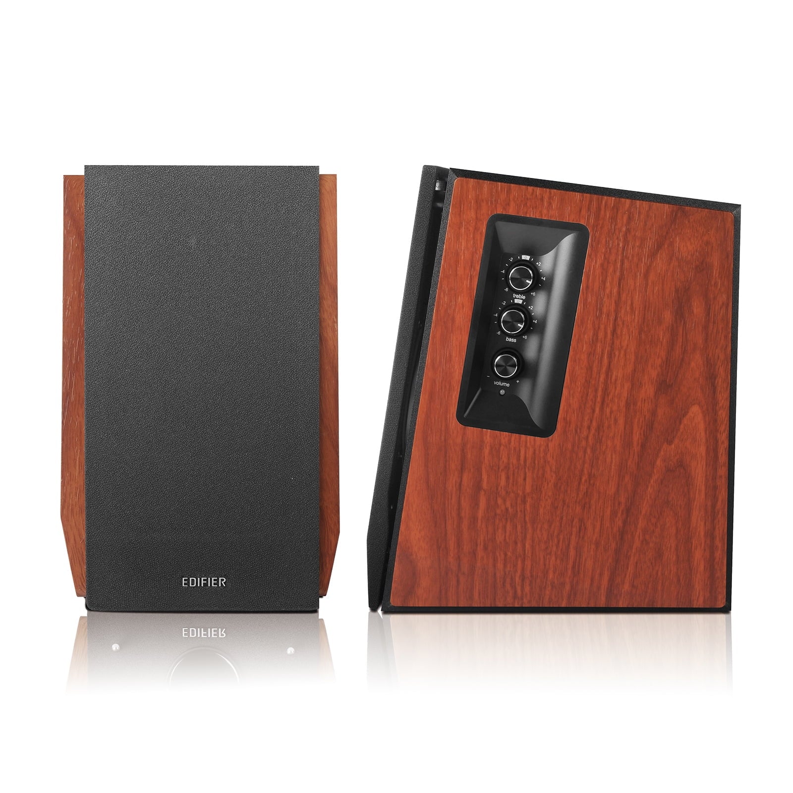 Edifier - R1700Bts Active Bookshelf Speakers - Bluetooth V5.0, 2.0 Wireless near Field Studio Monitor Speaker - 66W RMS with Subwoofer Line Out - Wooden Enclosure - Serious Techies