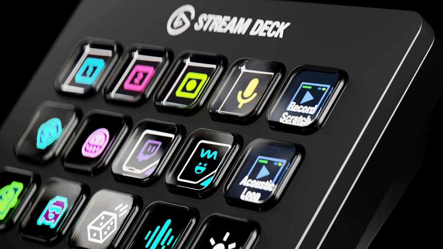 Elgato - Stream Deck MK.2 with 15 Customizable LCD Keys Tactile Control Interface - 10GBA9901 - Serious Techies