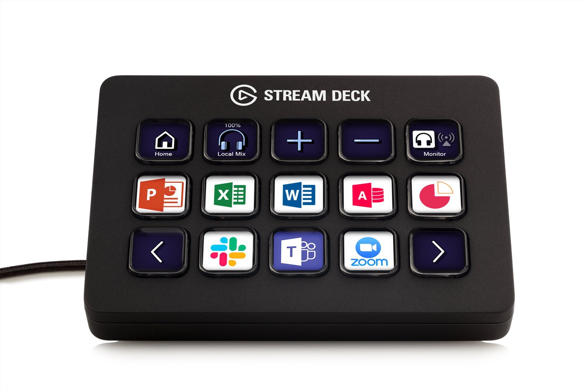 Elgato - Stream Deck MK.2 with 15 Customizable LCD Keys Tactile Control Interface - 10GBA9901 - Serious Techies