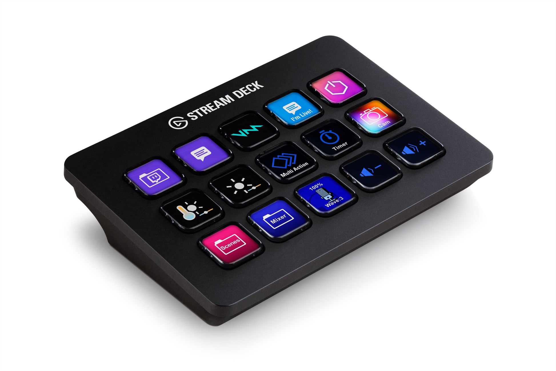 Elgato - Stream Deck MK.2 with 15 Customizable LCD Keys Tactile Control Interface - 10GBA9901 - Serious Techies