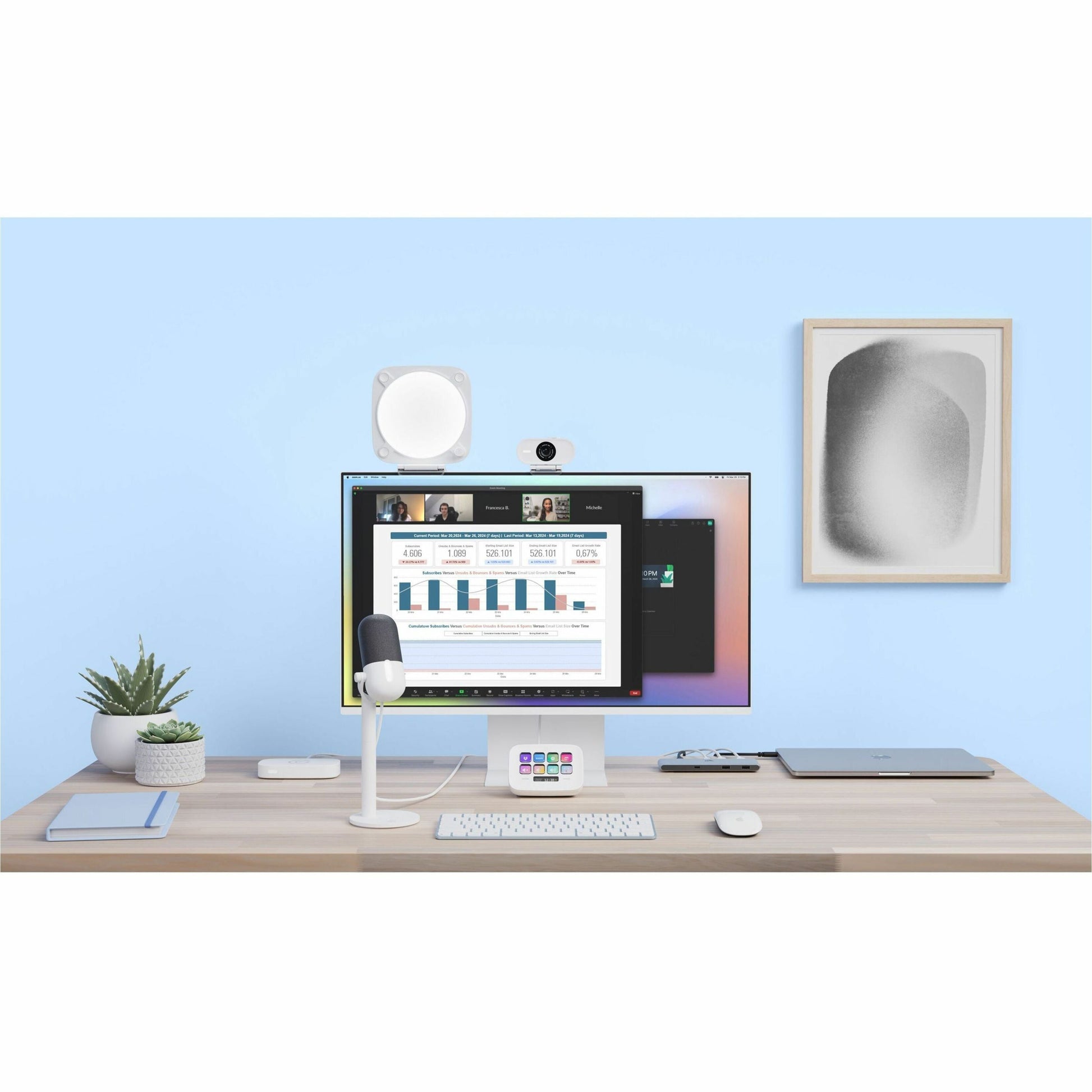 Elgato - Stream Deck Neo USB Productivity Controller - Cable Connectivity - USB 2.0 Type C Interface - Hot Key(S)Windows 10 X64, Mac OS X 12.0 Monterey - Notebook - PC, Mac - Serious Techies