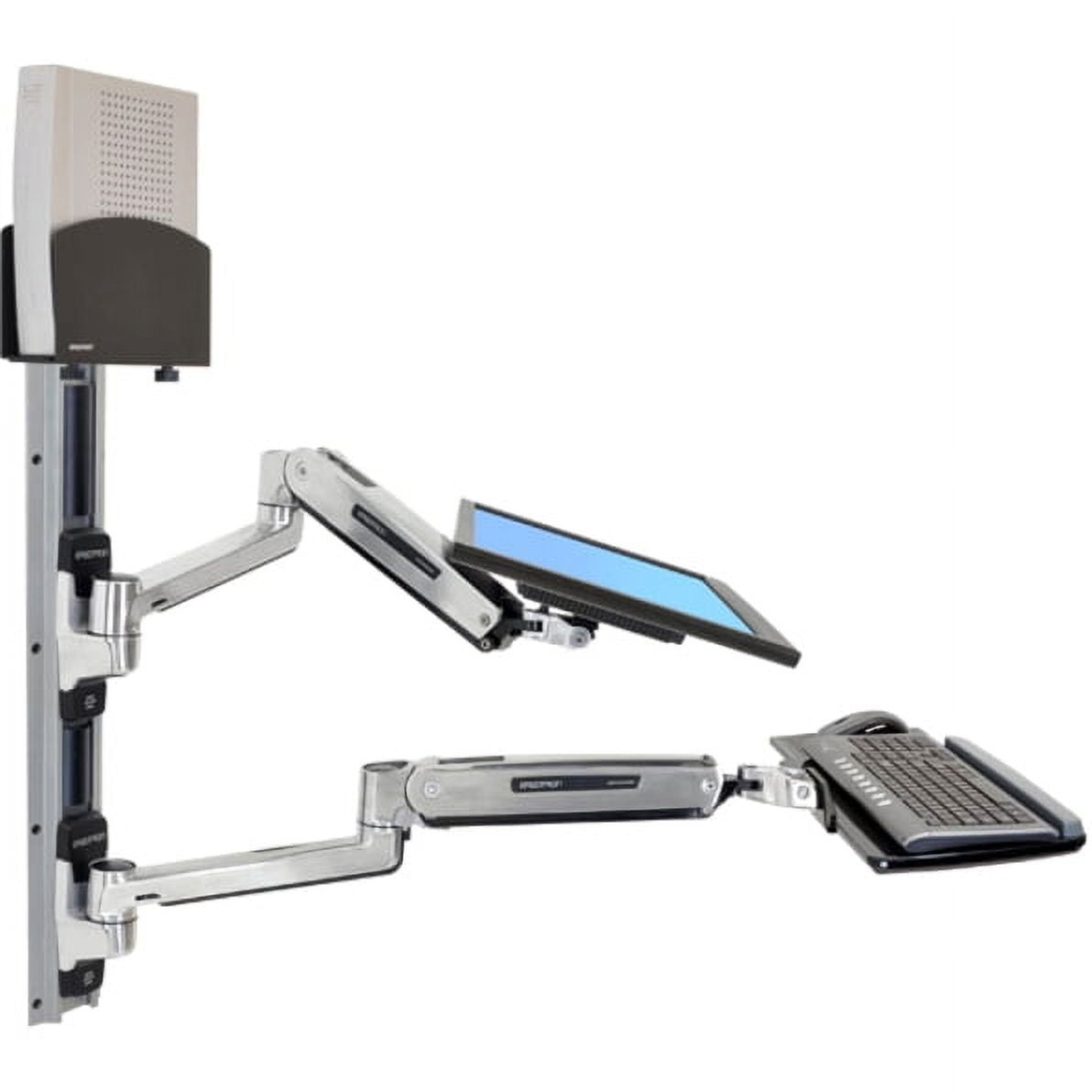 Ergotron - 45-359-026 LX Sit-Stand Wall Mount System - Serious Techies