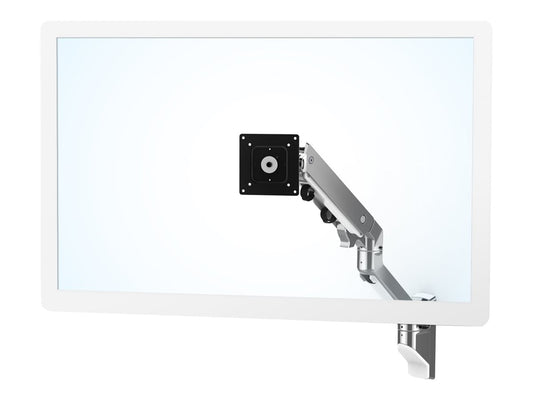 Ergotron - 45-478-026 HX Wall Monitor Arm for 42" Monitors (Polished Aluminum) - Serious Techies