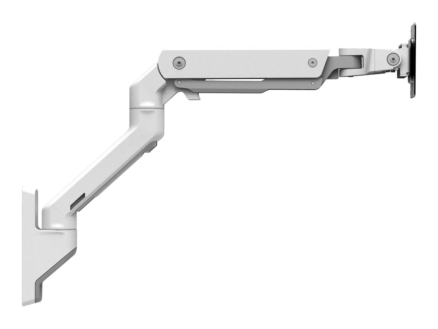 Ergotron - 45-478-026 HX Wall Monitor Arm for 42" Monitors (Polished Aluminum) - Serious Techies