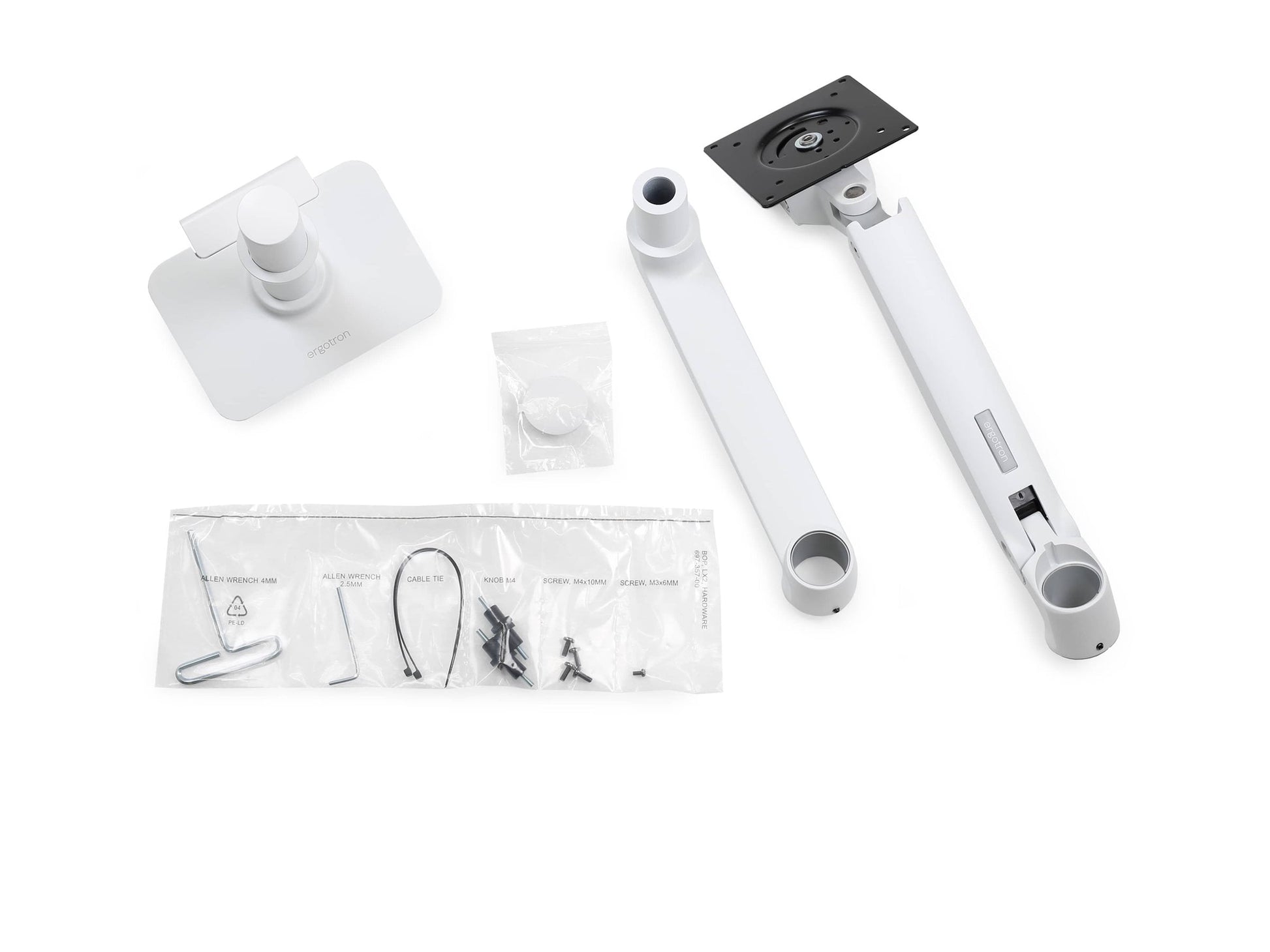 Ergotron - Desk Mount for LCD Monitor White 45626216- Serious Techies