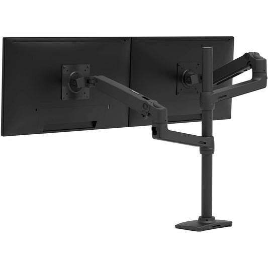 Ergotron - Desk Mount for Monitor Display TV Matte Black - Serious Techies