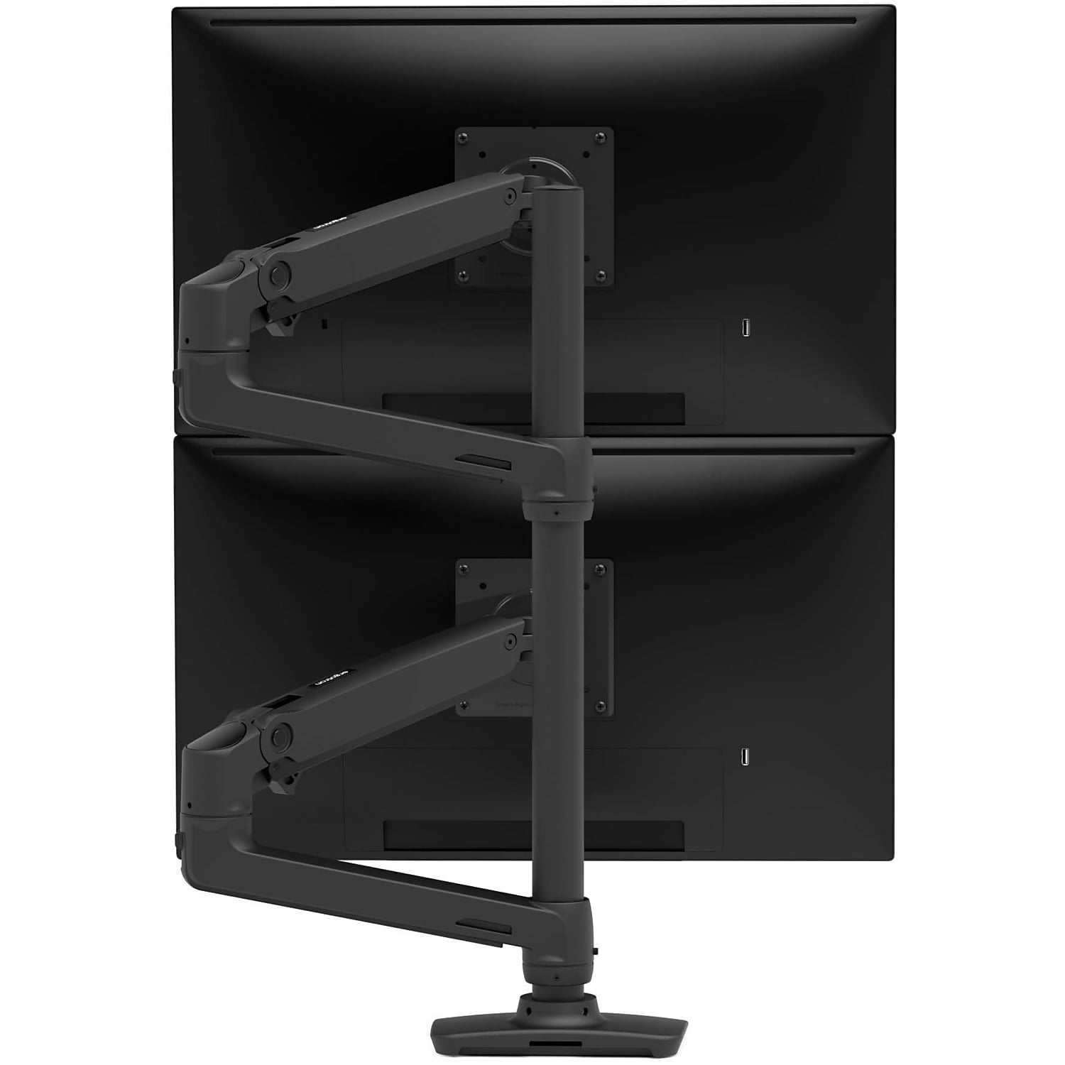 Ergotron - Desk Mount for Monitor Display TV Matte Black - Serious Techies