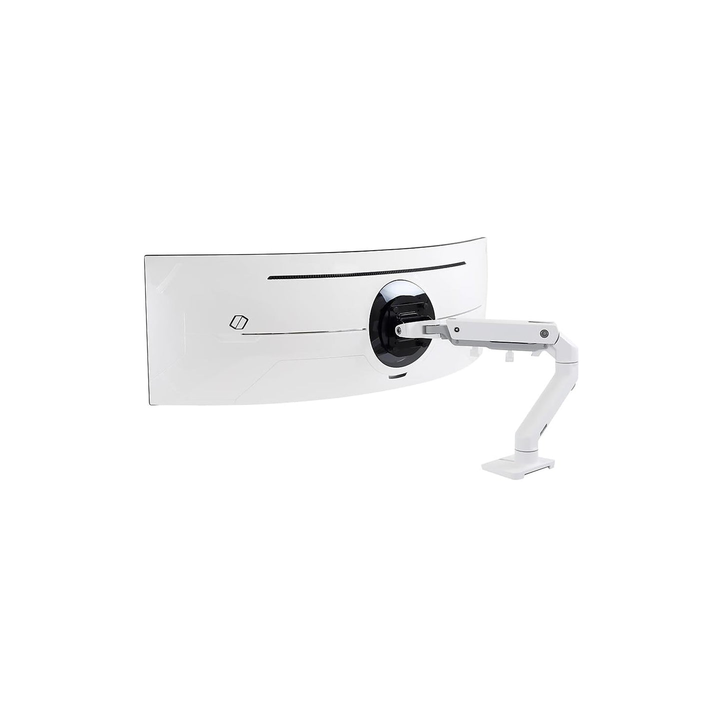 Ergotron - HX Desk Monitor Adjustable Single Arm with HD Pivot 49" Screen Support White (45-647-216) - Serious Techies