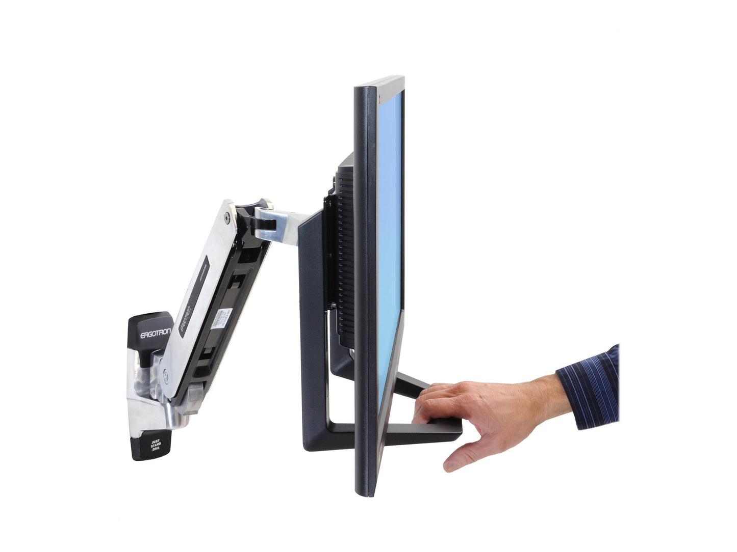 Ergotron - Mounting Adapter for Flat Panel Display Black - Serious Techies
