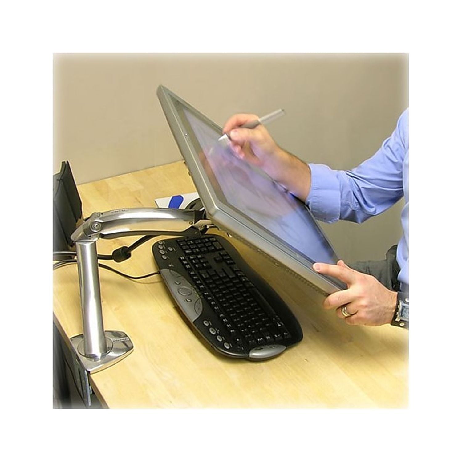 Ergotron - MX Adjustable Desk Computer Monitor Mount Arm for Screens up to 30" - Serious Techies
