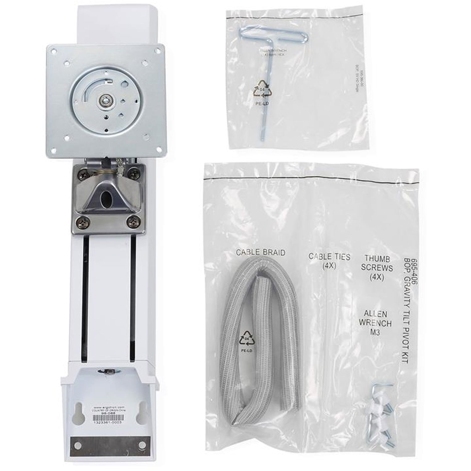 Ergotron - SV HD Monitor Kit with Pivot - Serious Techies