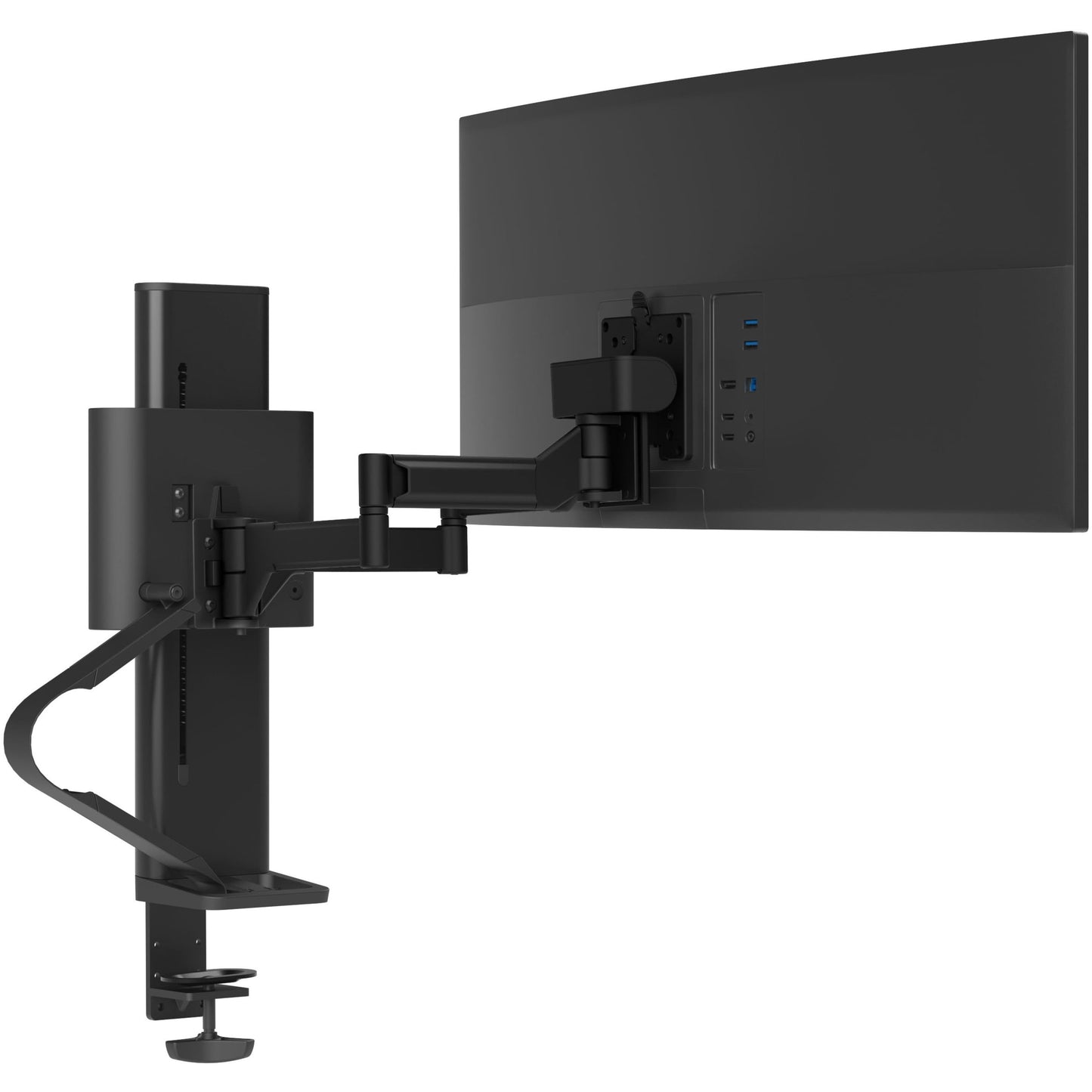 Ergotron - TRACE Desk Mount for Monitor, LCD Display - Matte Black (45-630-224) - Serious Techies