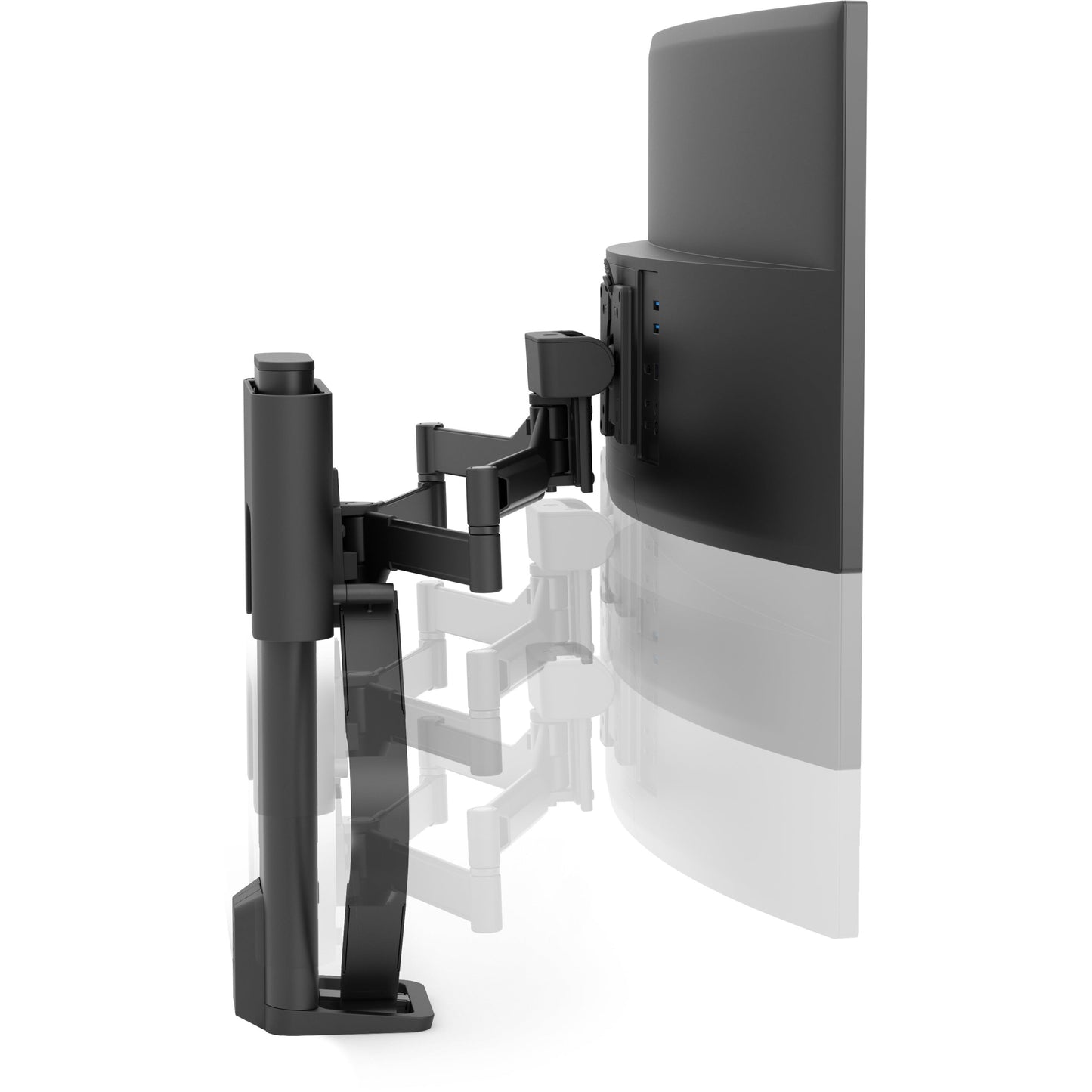 Ergotron - TRACE Desk Mount for Monitor, LCD Display - Matte Black (45-630-224) - Serious Techies