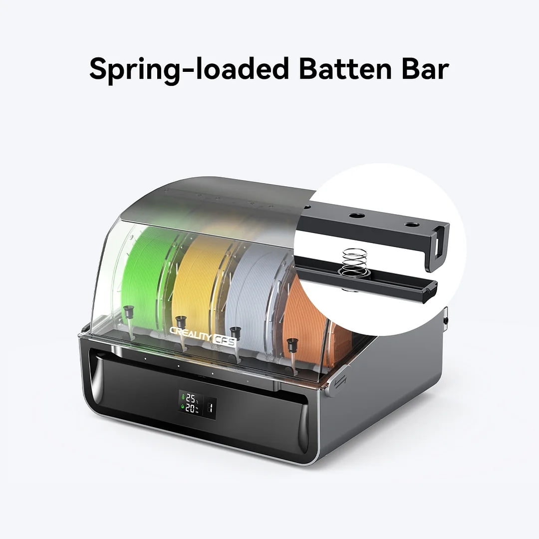 Creality - Filament System-Cfs 16 Colors Auto Filament Identification & Switch & Relay for K2 Plus - Serious Techies