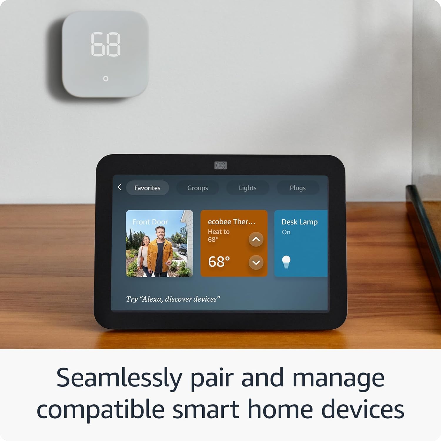 Amazon - Echo Show 8 (Newest Model), with Spatial Audio, Smart Home Hub, and Alexa, Charcoal - Serious Techies