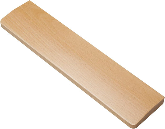 Aothia - Keyboard Wooden Wrist Rest for Computer Keyboard,Ergonomic Wrist Rest for Tenkeyless Keyboard, Mechanical Keyboard Wood Computer Wrist Rest,14X3 Inches/20Mm Thick,Beech - Serious Techies