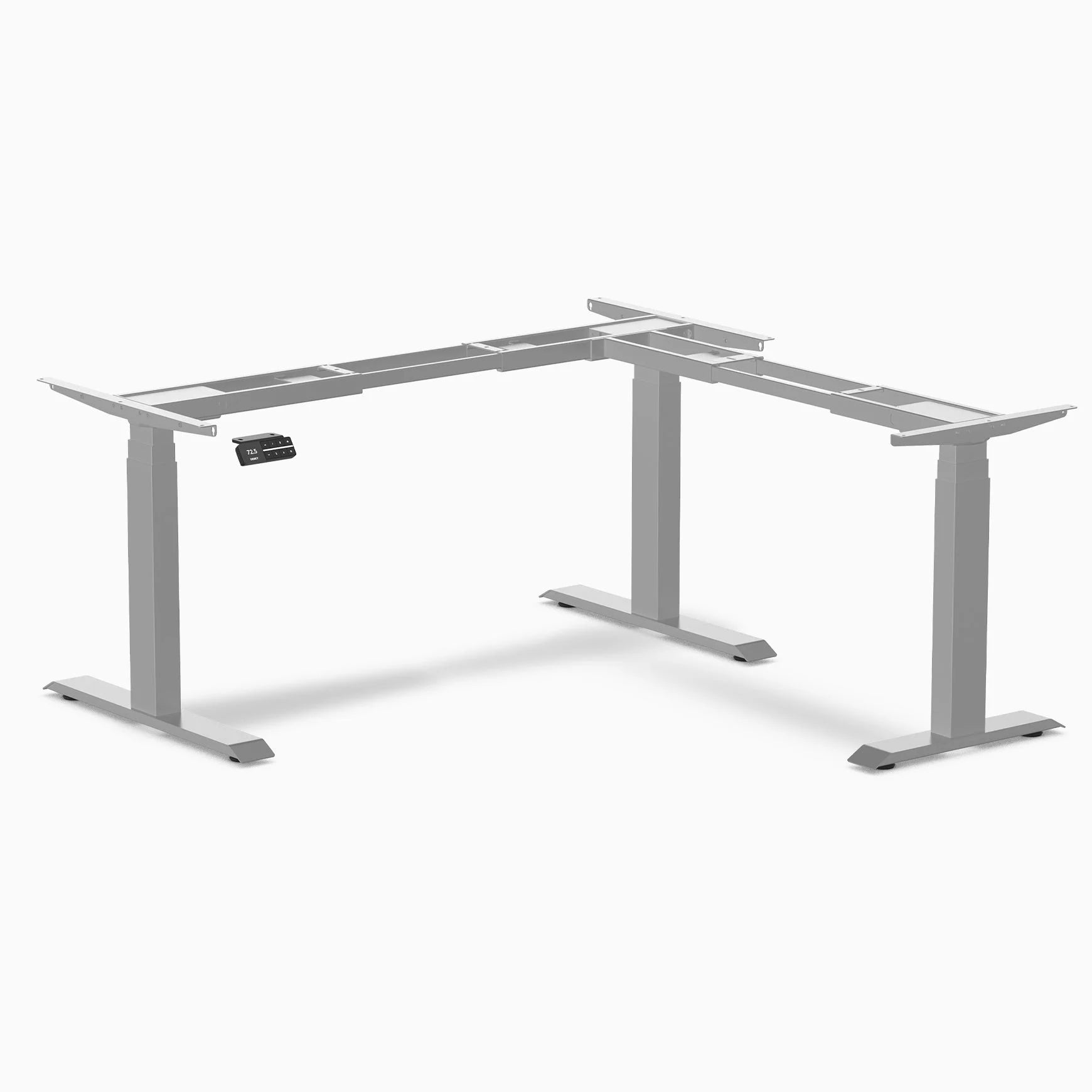 Desky - Sit Stand L-Shape Desk Frame - Matte Black - Serious Techies