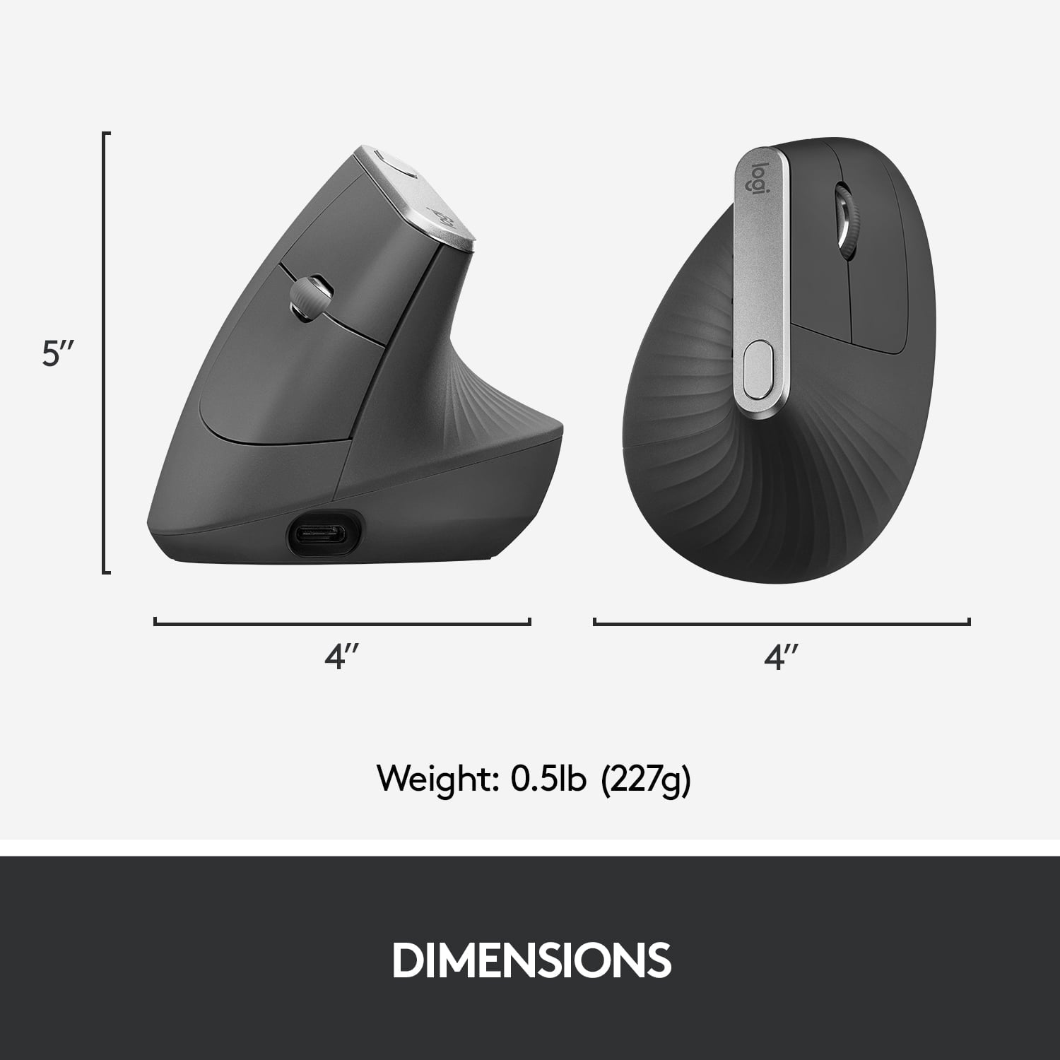 Logitech - MX Vertical Ergonomic Wireless Mouse - Serious Techies
