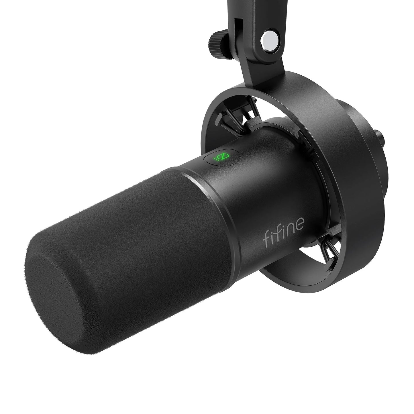 FIFINE - K688 USB XLR Studio Microphone for PC Computer Recording, Podcast Dynamic Microphone for Live Streaming with Headphone Jack, Mute, Gain Control - Serious Techies
