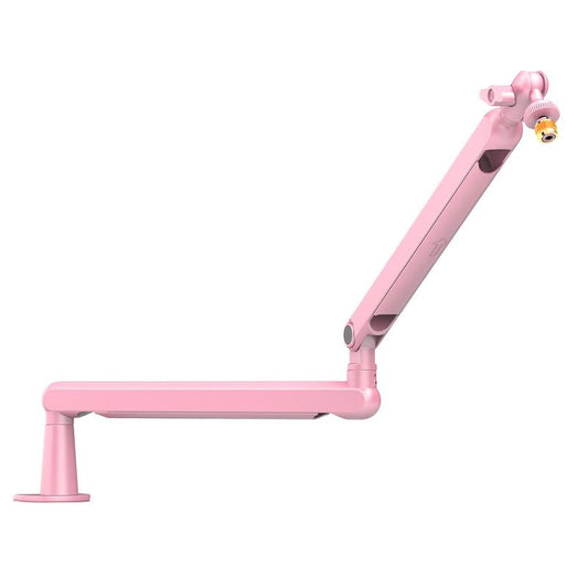 FIFINE - BM88 Low Profile Microphone Boom Arm, Adjustable Stick Microphone Arm Stand with Desk Mount Clamp, Screw Adapter, Cable Management, for Podcast Audio Streaming Gaming Studio - Serious Techies