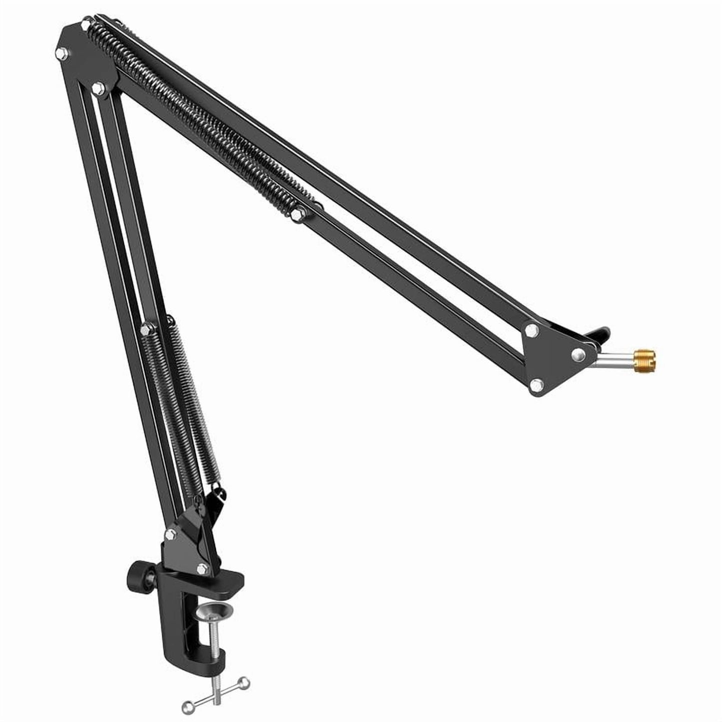 FIFINE - BM88 Low Profile Microphone Boom Arm, Adjustable Stick Microphone Arm Stand with Desk Mount Clamp, Screw Adapter, Cable Management, for Podcast Audio Streaming Gaming Studio - Serious Techies