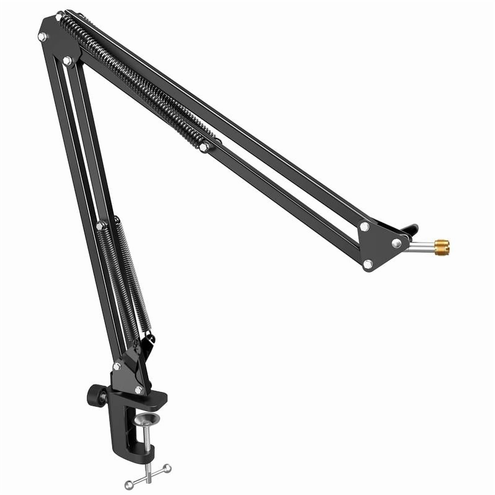 FIFINE - BM88 Low Profile Microphone Boom Arm, Adjustable Stick Microphone Arm Stand with Desk Mount Clamp, Screw Adapter, Cable Management, for Podcast Audio Streaming Gaming Studio - Serious Techies
