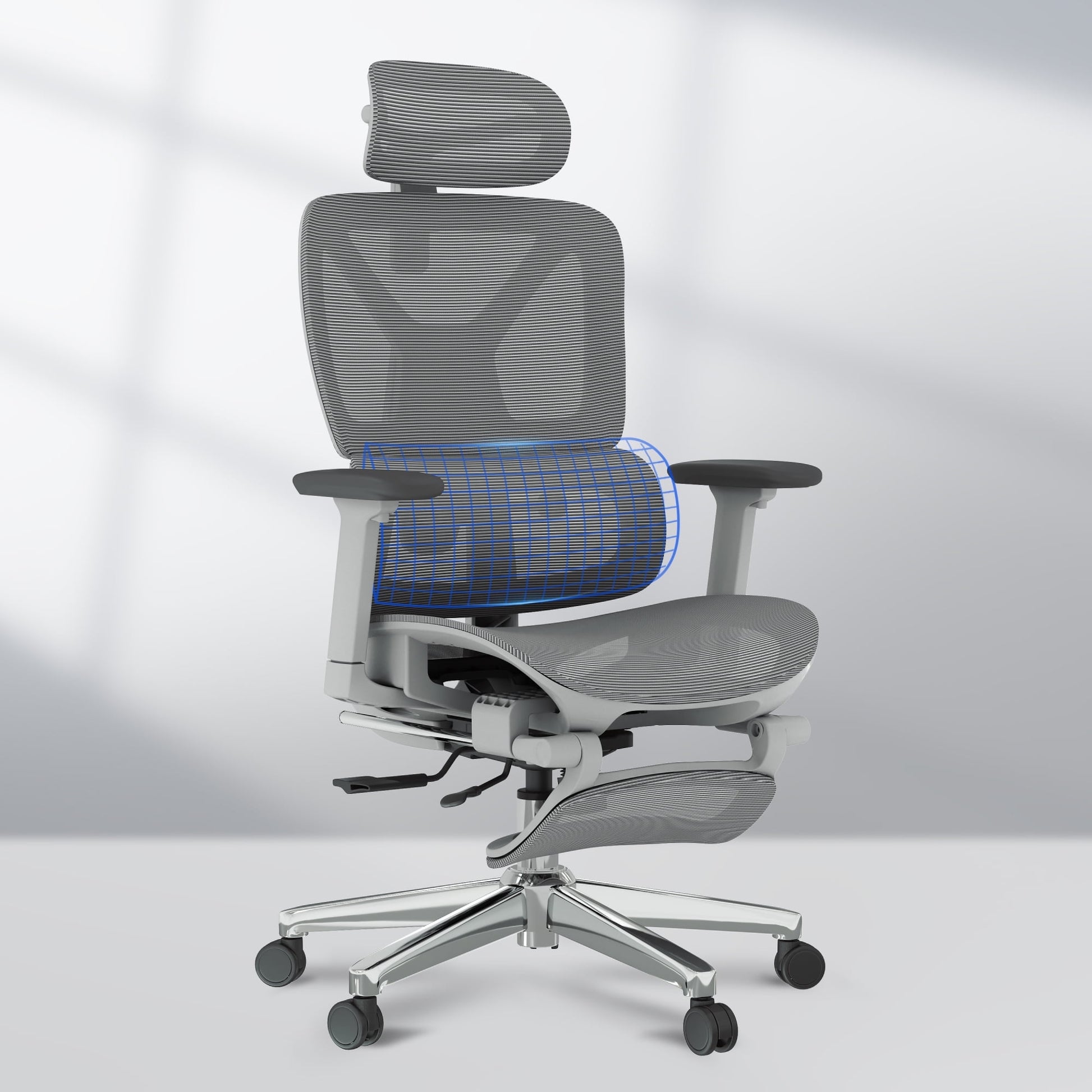 FLEXISPOT - Premium Ergonomic Office Chair - Adjustable 3D Armrests, Dynamic Lumbar Support, Recline & Tilt Function, Mesh Seat, for Home & Office Use, OC4-SD - Serious Techies