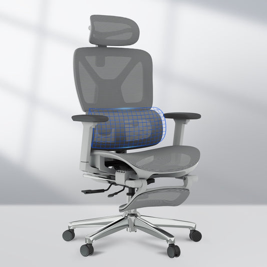 FLEXISPOT - Premium Ergonomic Office Chair - Adjustable 3D Armrests, Dynamic Lumbar Support, Recline & Tilt Function, Mesh Seat, for Home & Office Use, OC4-SD - Serious Techies
