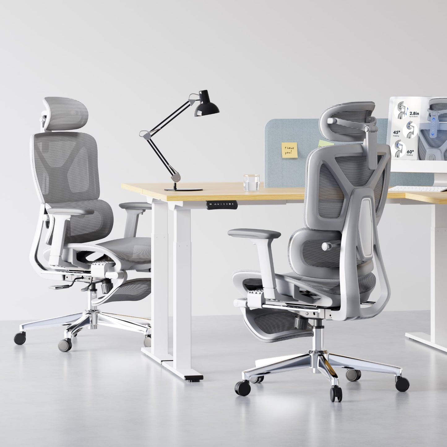 FLEXISPOT - Premium Ergonomic Office Chair - Adjustable 3D Armrests, Dynamic Lumbar Support, Recline & Tilt Function, Mesh Seat, for Home & Office Use, OC4-SD - Serious Techies
