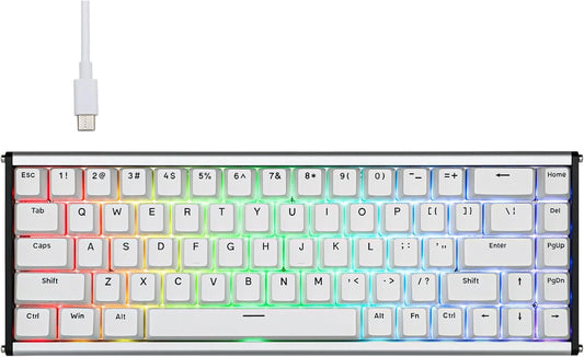 Geekzone - Aluminum Alloy Design - the AJAZZ ALUX 68 HE Series Features a Robust CNC-Anodized Aluminum Alloy Casing with 180 Mesh Sandblasting, Offering a Premium Look and Feel - Serious Techies