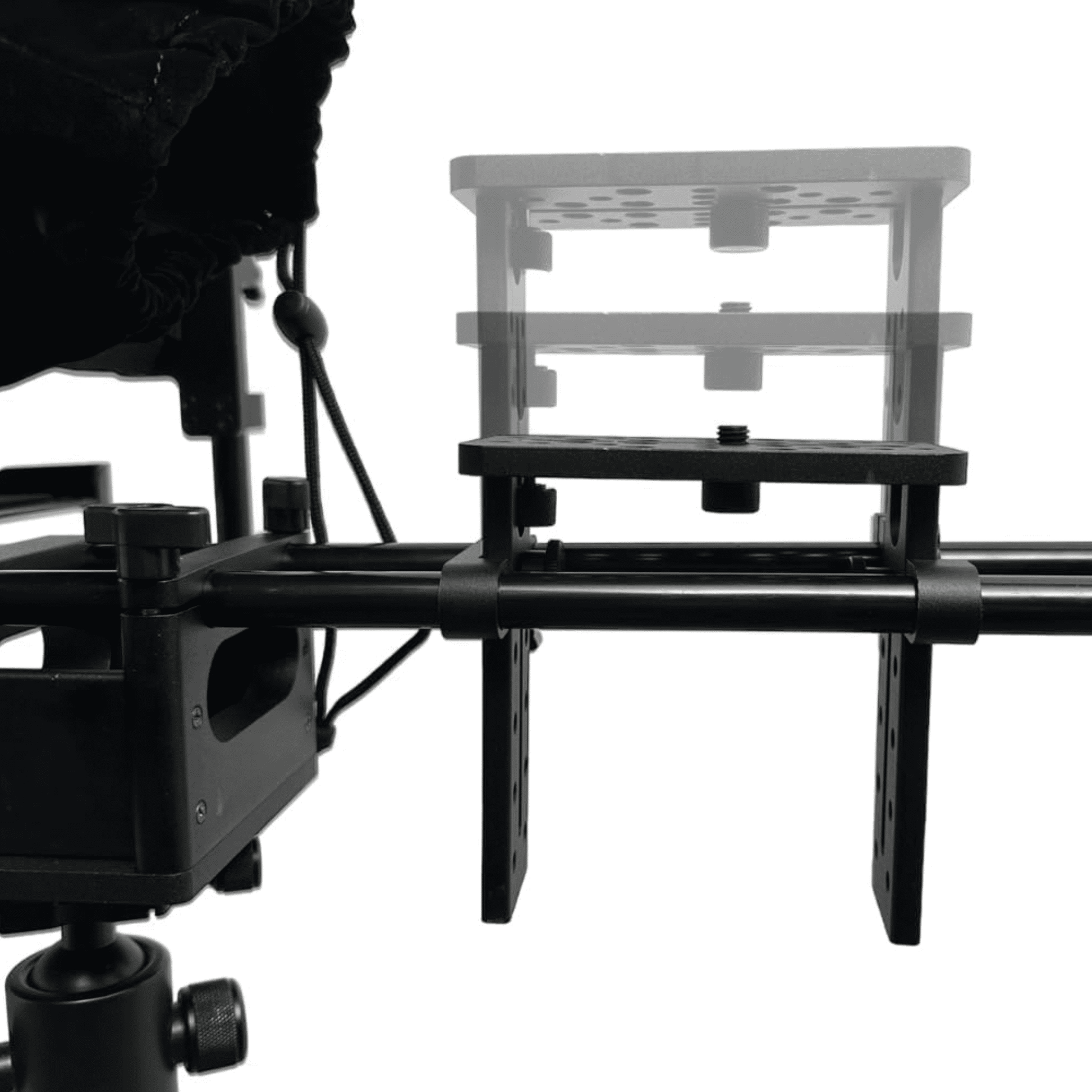 Glide Gear - TMP 1000 Professional Video Camera Tablet Teleprompter, Black - Serious Techies