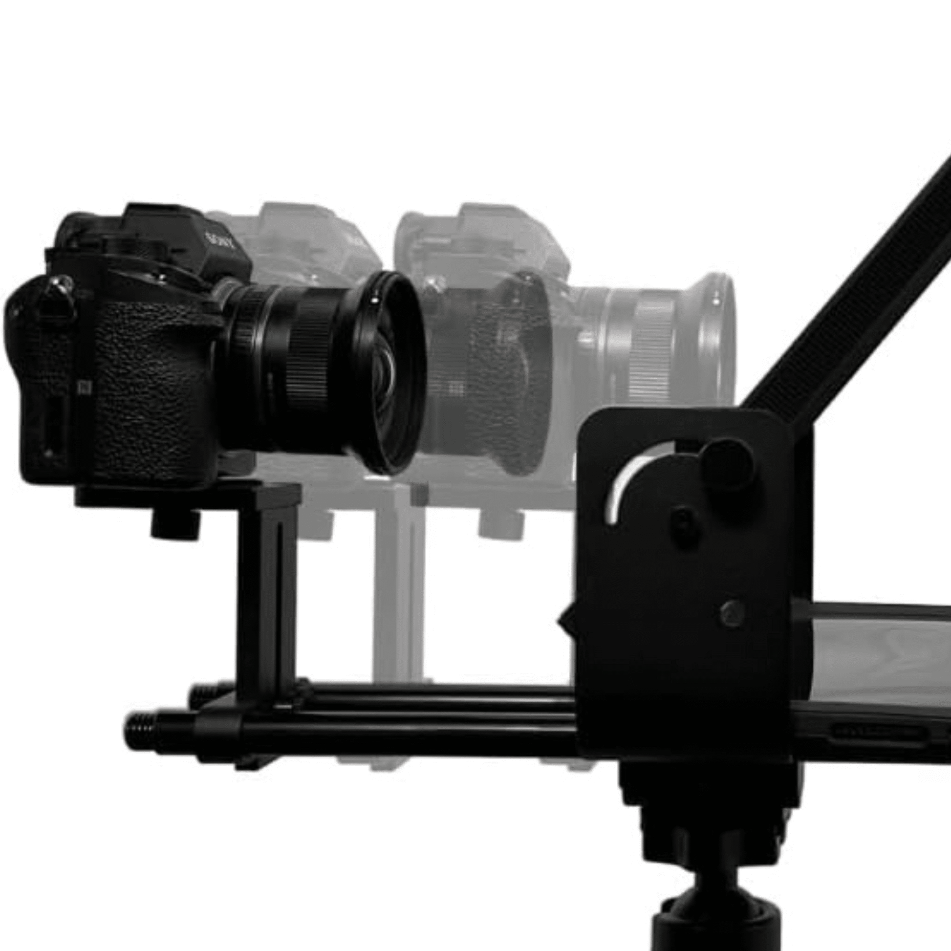 Glide Gear - TMP 500 Universal Video Camera Tripod Teleprompter with Carry Case - Serious Techies