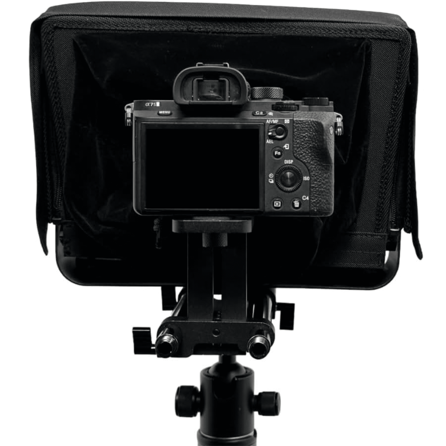 Glide Gear - TMP 500 Universal Video Camera Tripod Teleprompter with Carry Case - Serious Techies