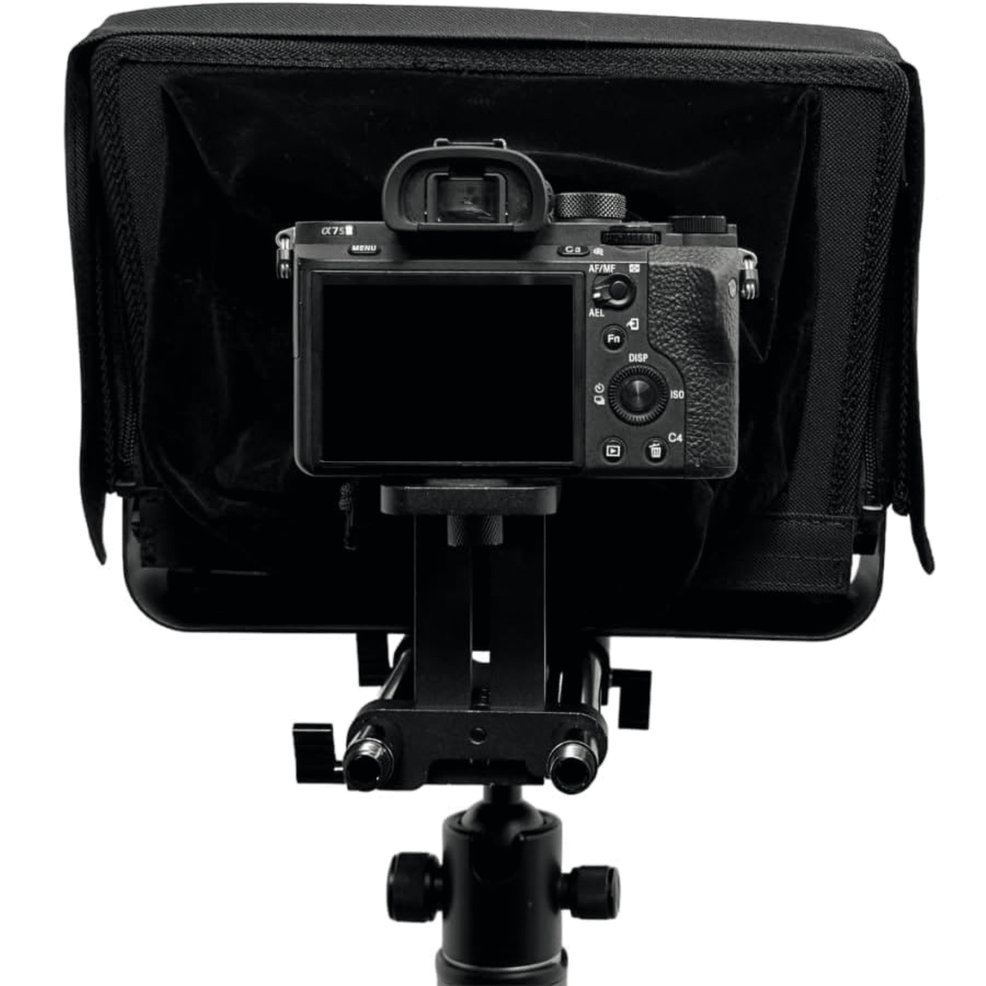Glide Gear - TMP 500 Universal Video Camera Tripod Teleprompter with Carry Case - Serious Techies