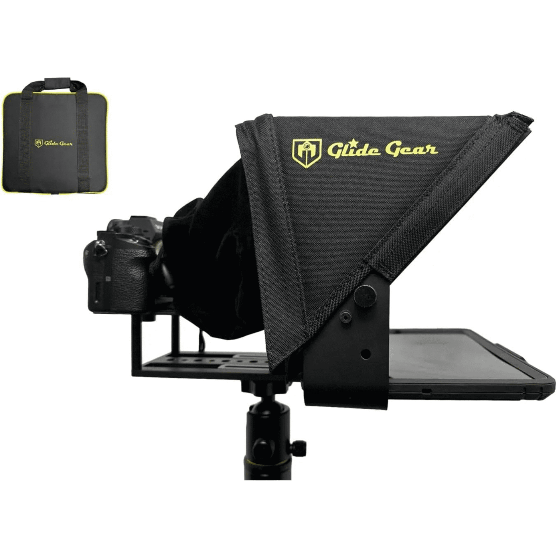 Glide Gear - TMP100 Adjustable Teleprompter Beam Splitter 70/30 Glass, 10" X 8" - Serious Techies