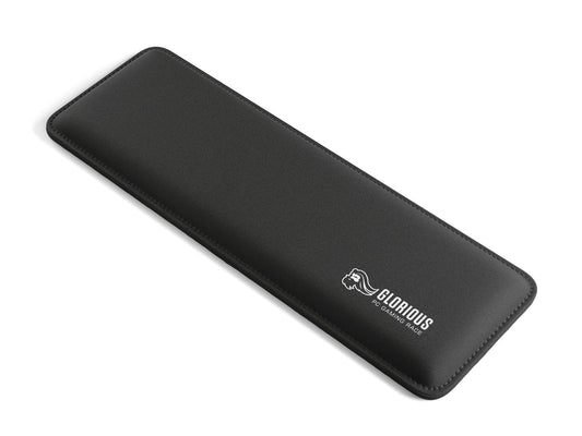 Glorious - Wrist Pad/Rest - Compact - Mechanical Keyboards, Stitched Edges, Ergonomic | 12X4 Inches/ (0.7In/17Mm) Thickness (GSW-75) Black - Serious Techies