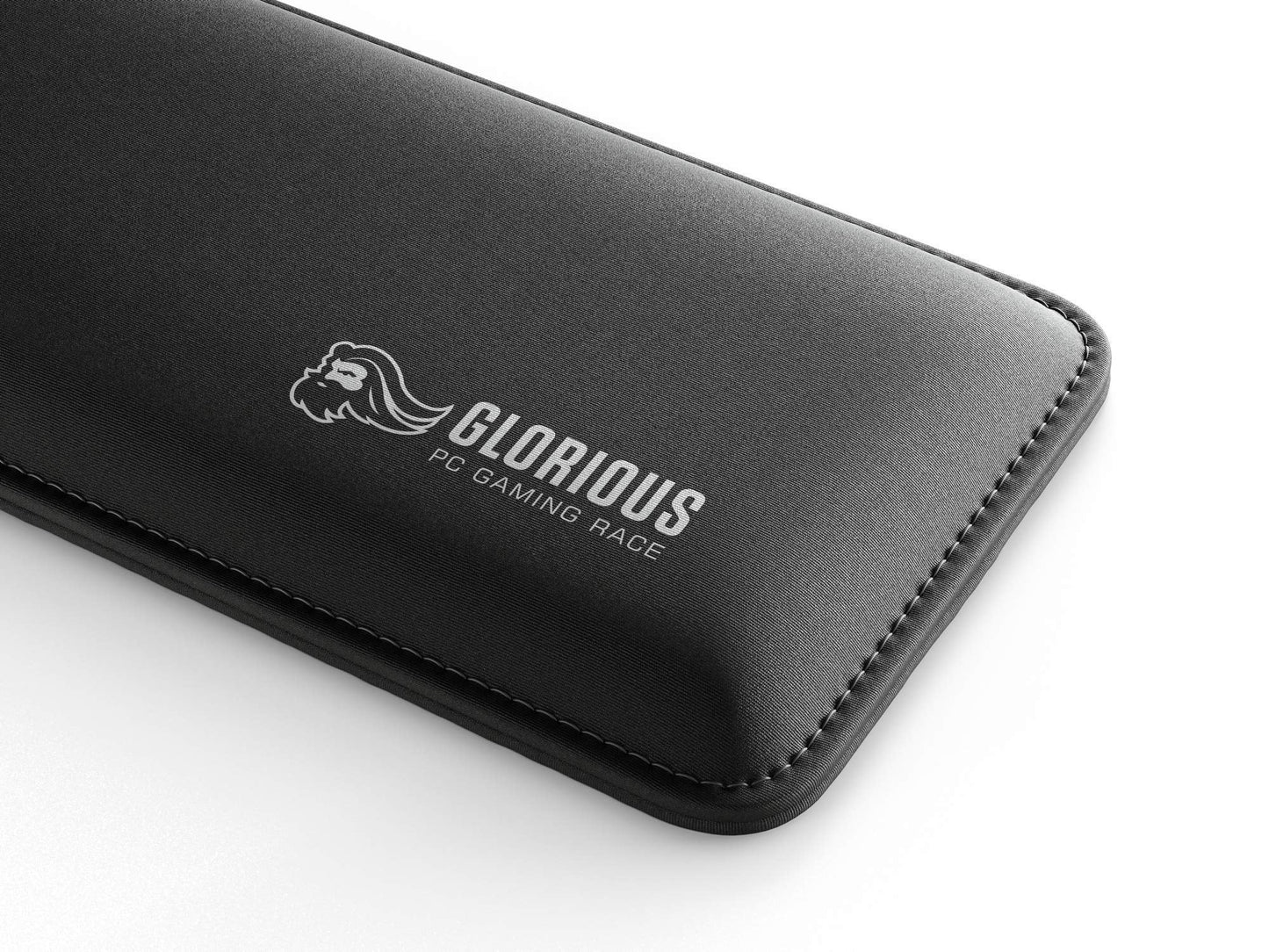 Glorious - Wrist Pad/Rest - Compact - Mechanical Keyboards, Stitched Edges, Ergonomic | 12X4 Inches/ (0.7In/17Mm) Thickness (GSW-75) Black - Serious Techies